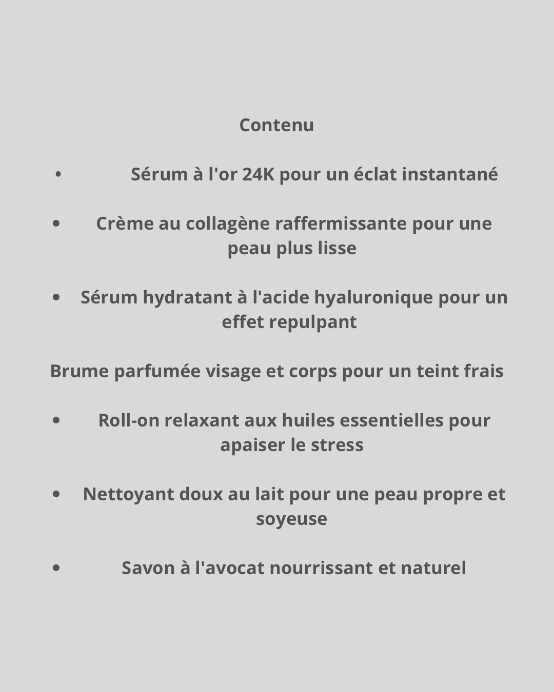 texte description box soin visage