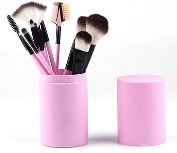Set de 12 Pinceaux Maquillage
Professionnels avec Boîte de Rangement