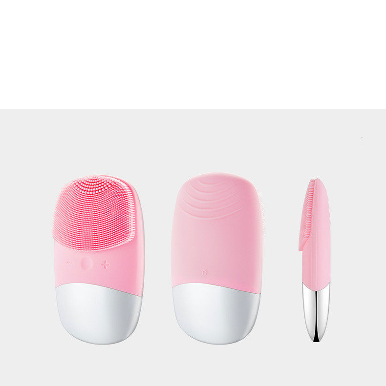 Brosse Nettoyante Visage en Silicone – Électrique & Sonique