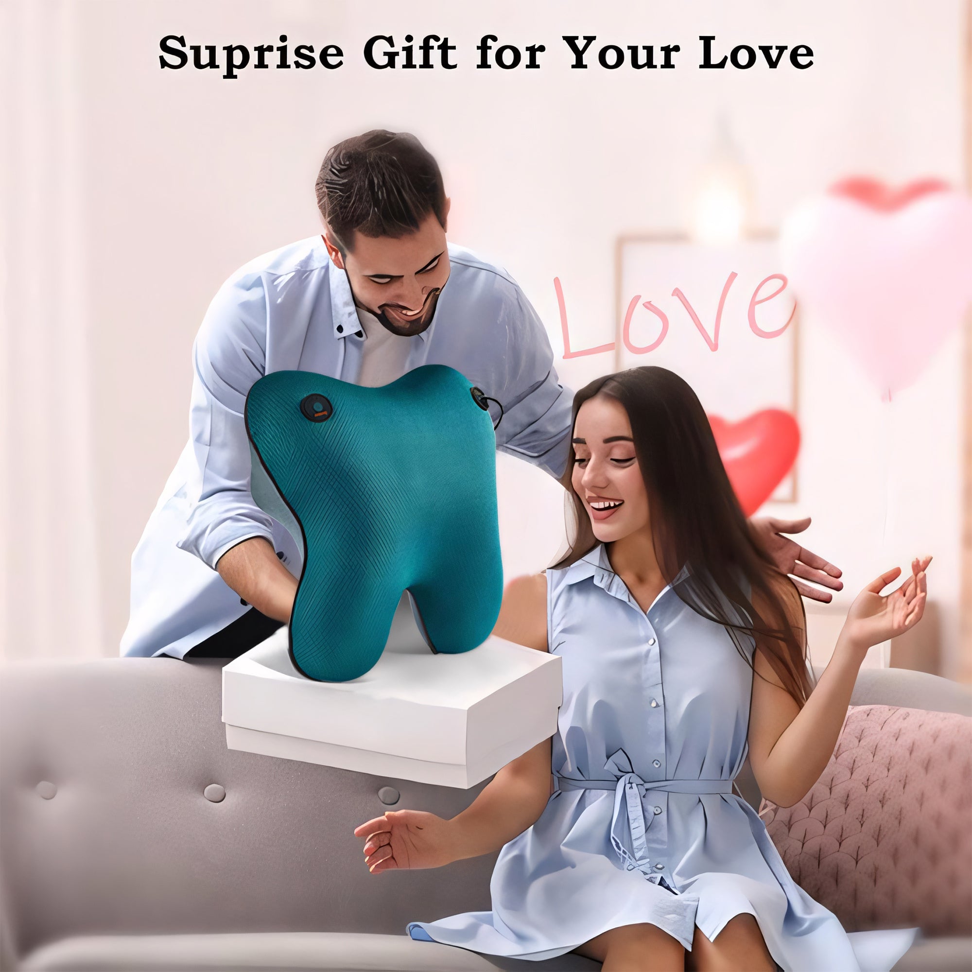 Coussin de Massage Shiatsu Cou & Dos – Relaxation Totale Corps Entier