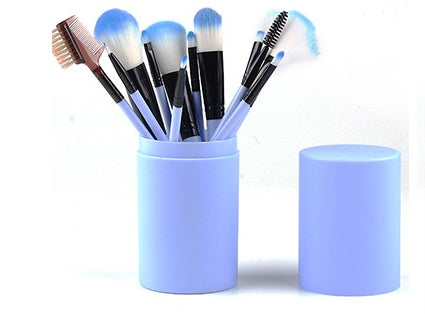 Set de 12 Pinceaux Maquillage
Professionnels avec Boîte de Rangement