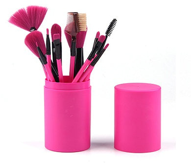 Set de 12 Pinceaux Maquillage
Professionnels avec Boîte de Rangement
