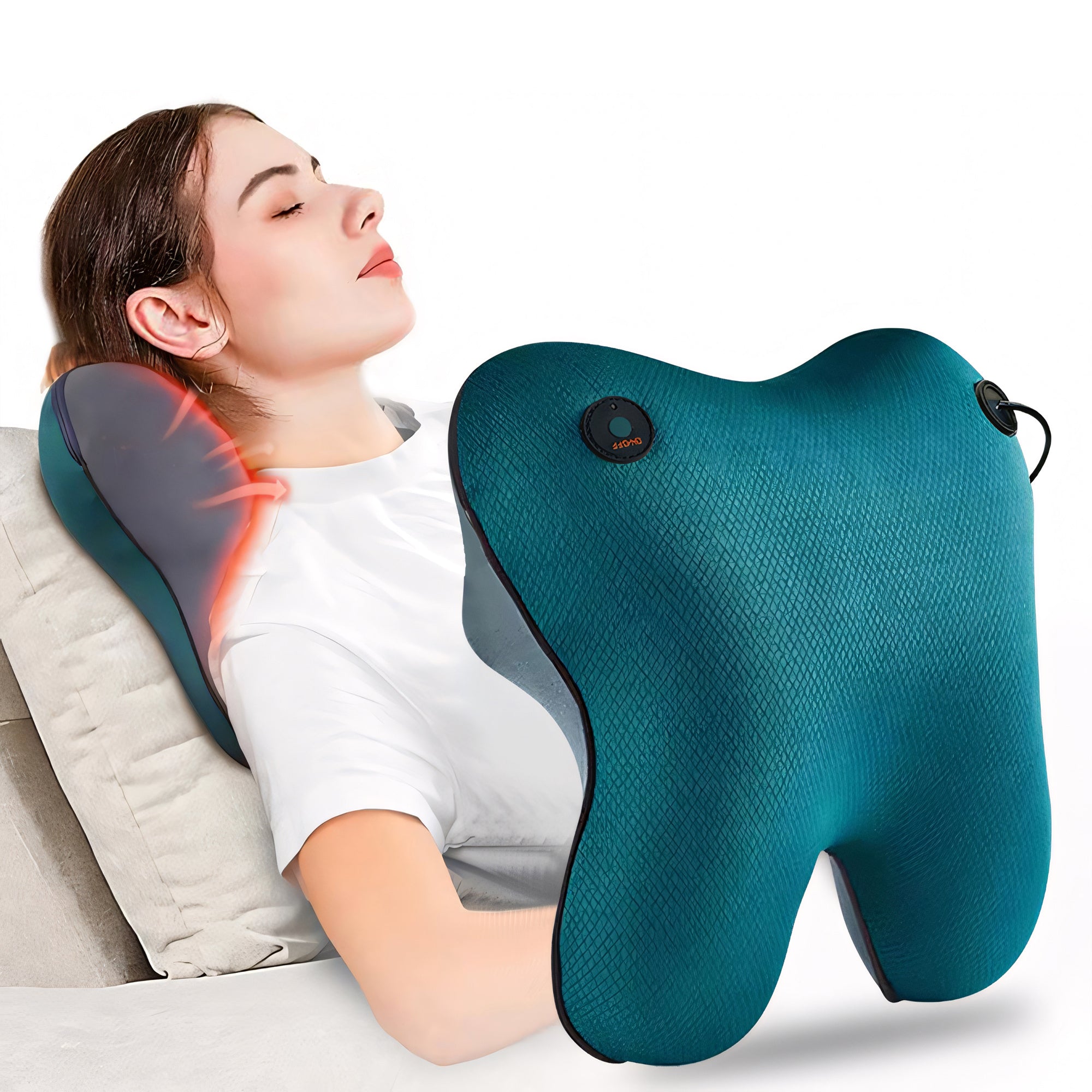 Coussin de Massage Shiatsu Cou & Dos – Relaxation Totale Corps Entier