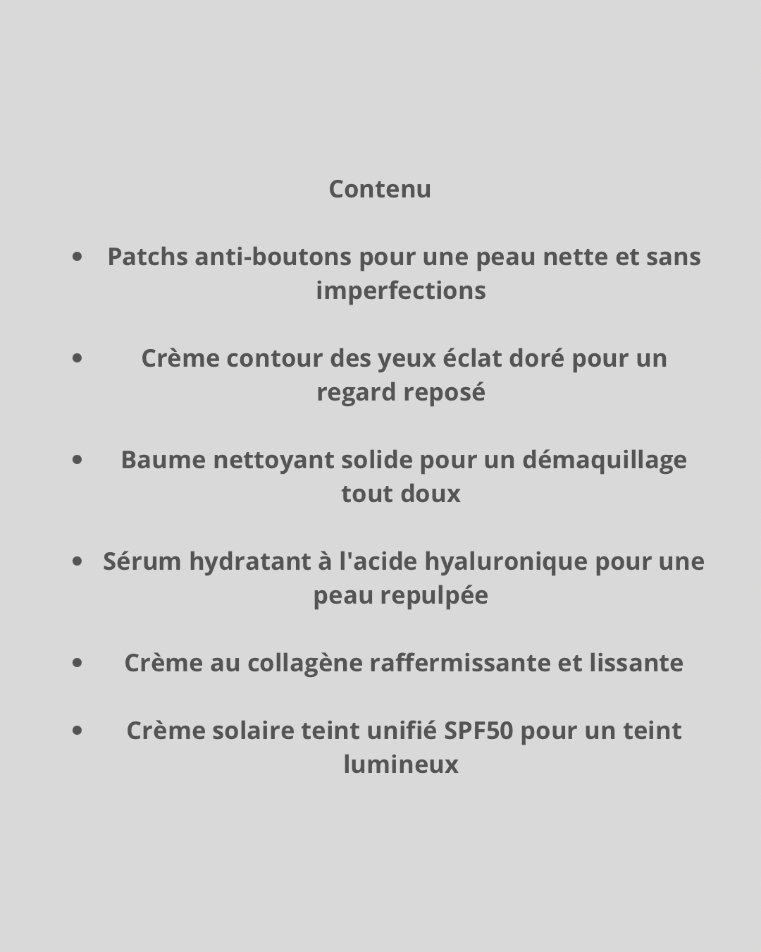 texte description du contenu box beauté et maquillage 