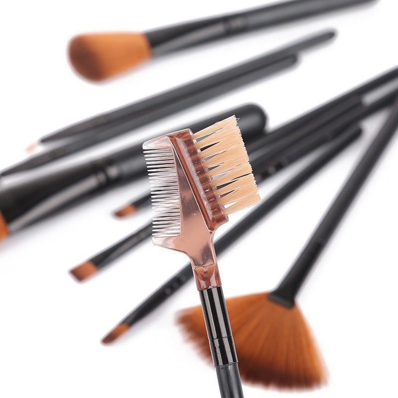Set de 12 Pinceaux Maquillage
Professionnels avec Boîte de Rangement