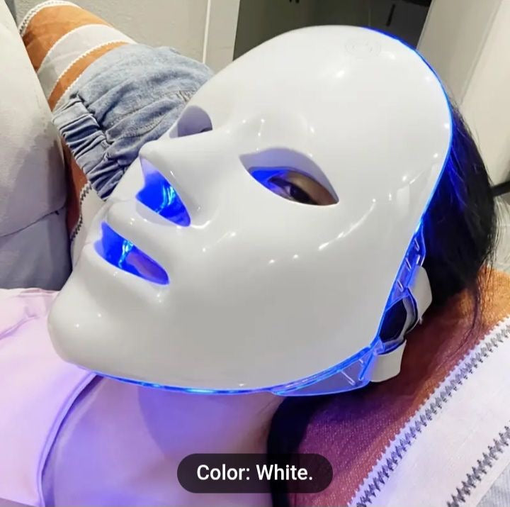 Masque LED 7 Couleurs ✨ – Rajeunis, purifie et illumine ta peau dès les premières utilisations
