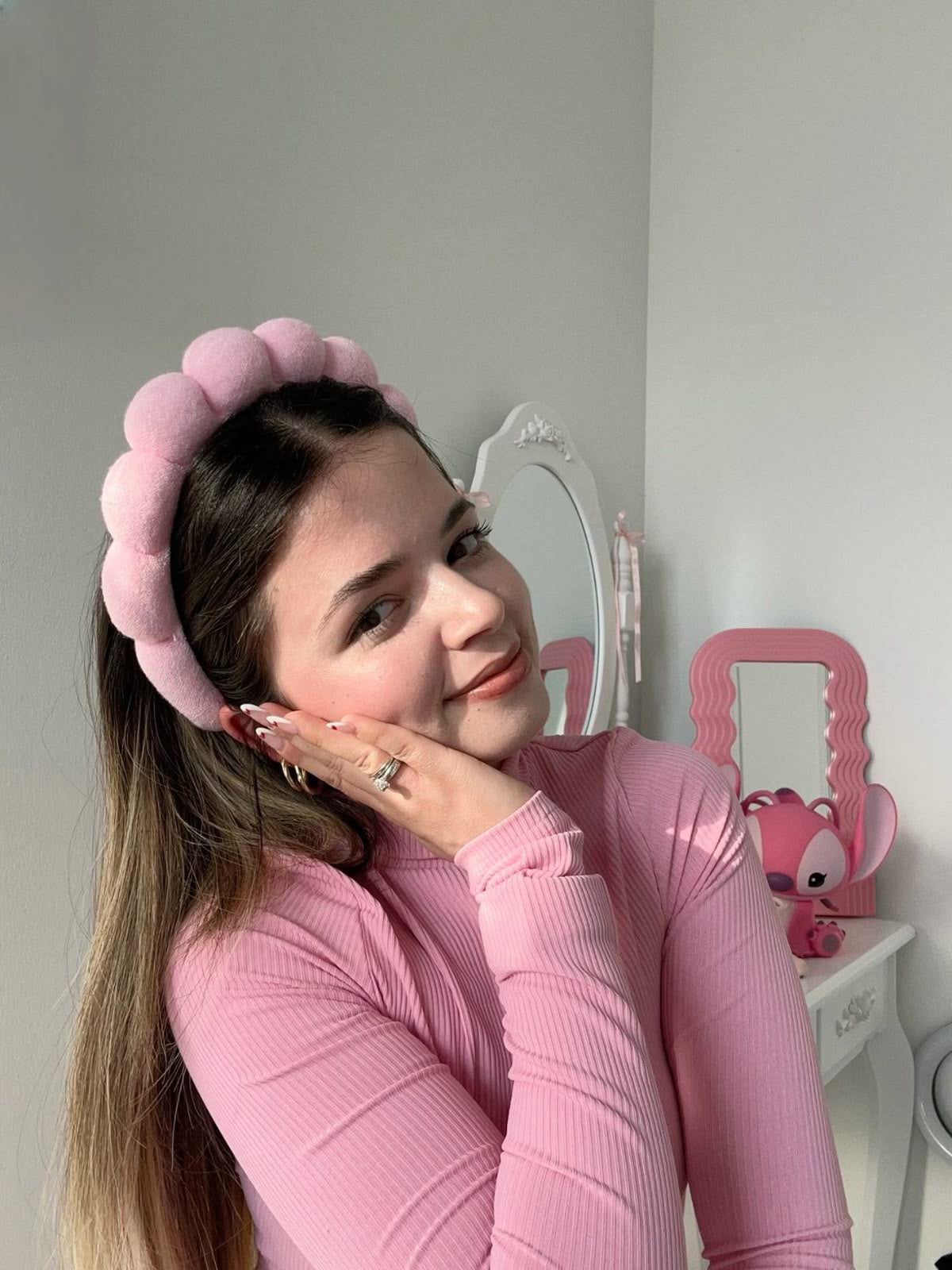 Bandeau SPA Doux 🧖‍♀️ – Idéal pour le maquillage & ta routine beauté