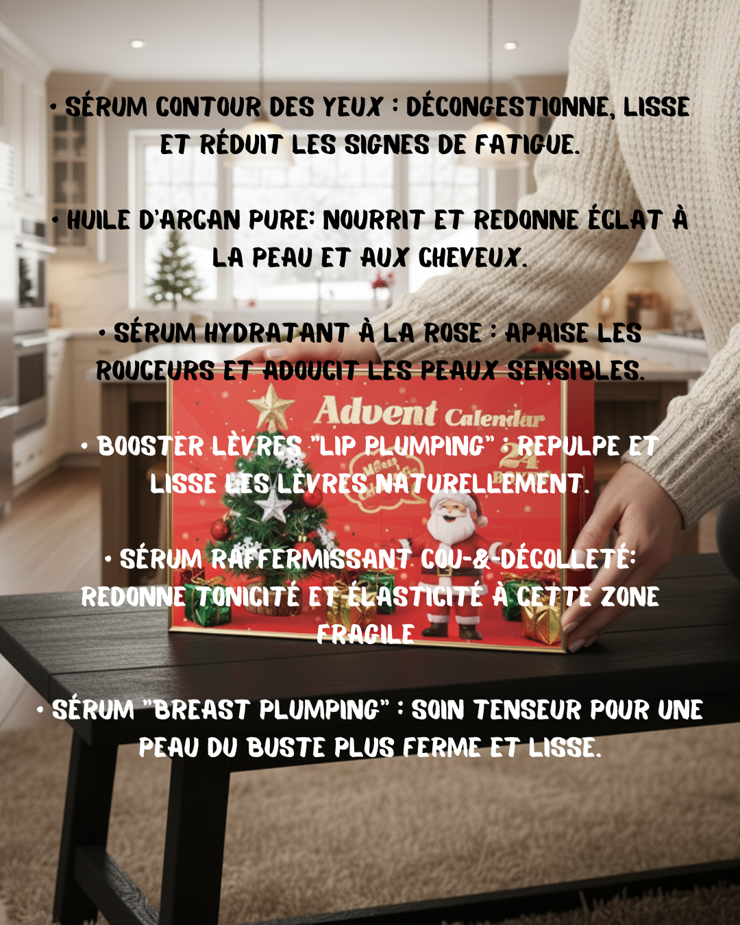 Sélection maquillage et soins du calendrier de l'avent