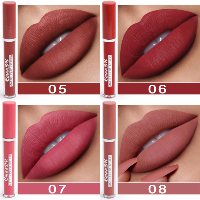 Coffret 10 Rouges à Lèvres Mats – Tenue Longue & Couleurs Tendance
