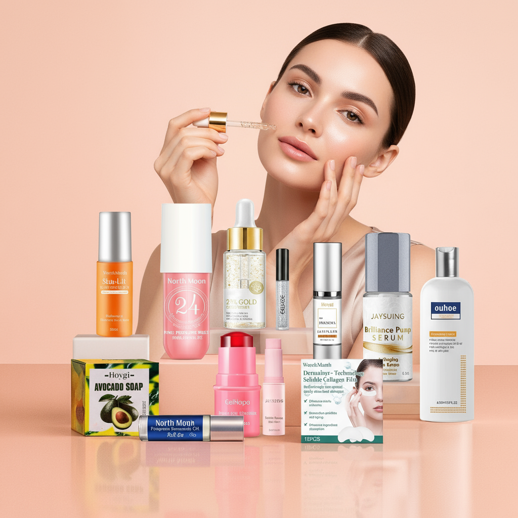 sérums et soins hydratants de la box soin visage 