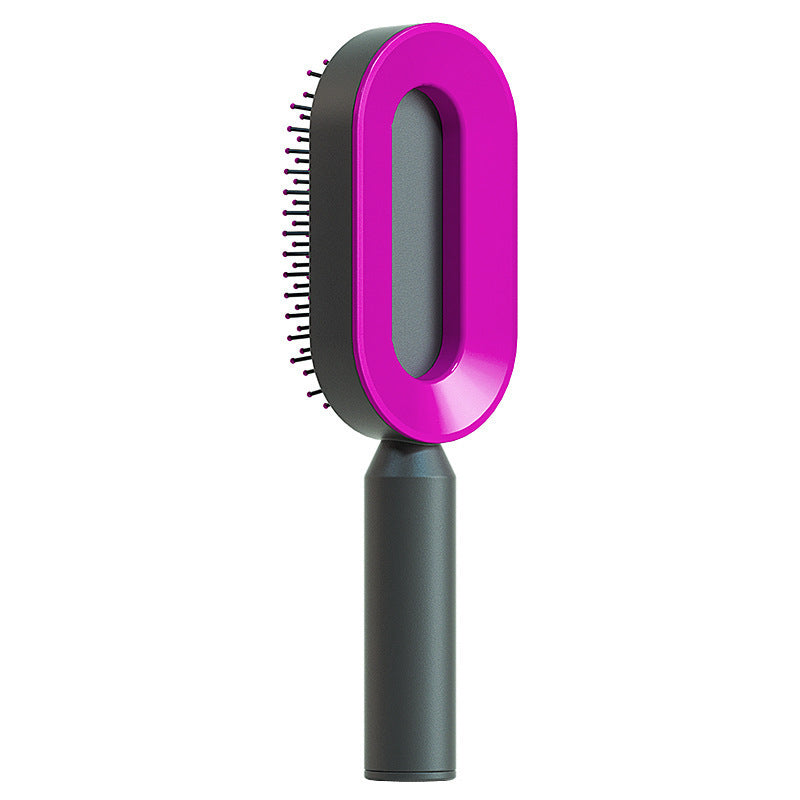 Brosse à Cheveux Auto-Nettoyante – Massage & Anti-Casse