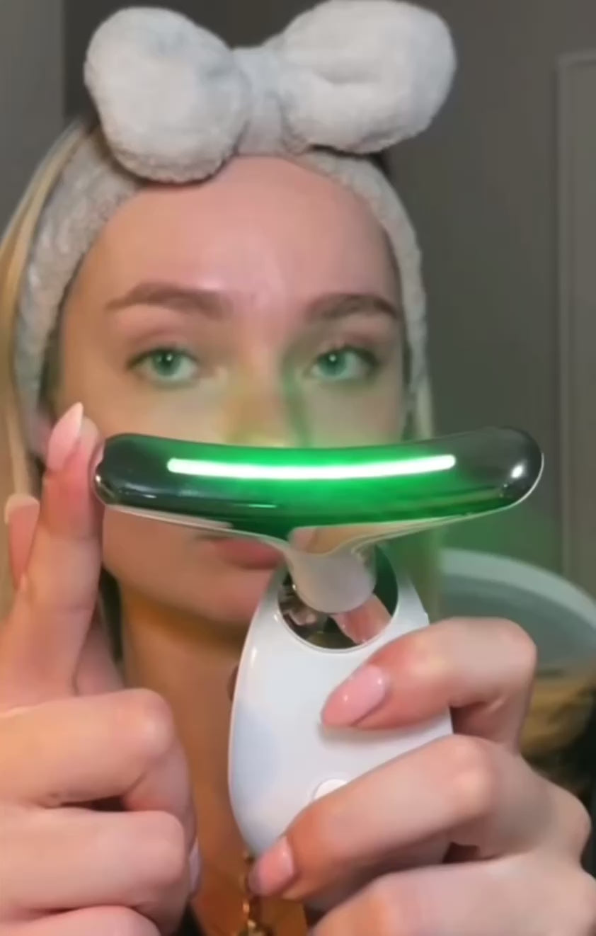 Appareil raffermissant LED & microcourants – Résultats visibles dès 2 semaines 💆‍♀️
