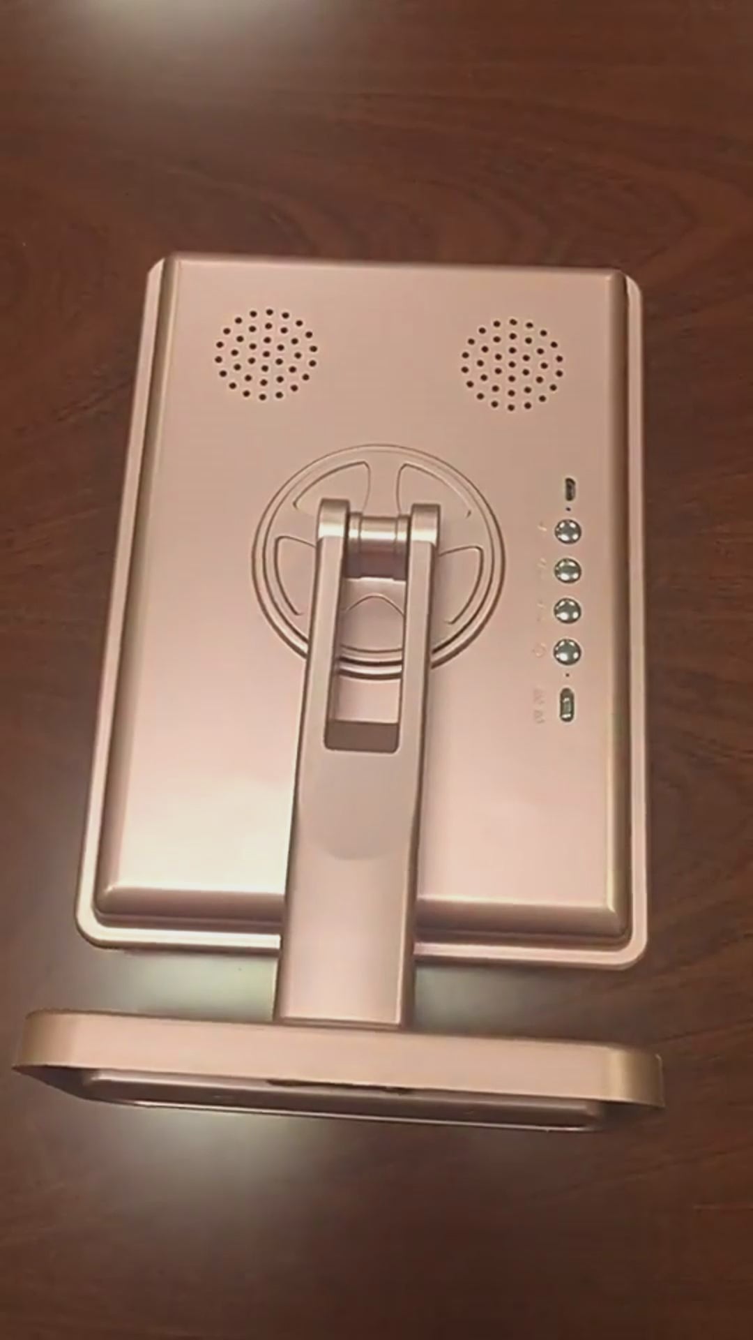 Miroir Maquillage Tactile 3-en-1 – LED & Haut-Parleur Bluetooth