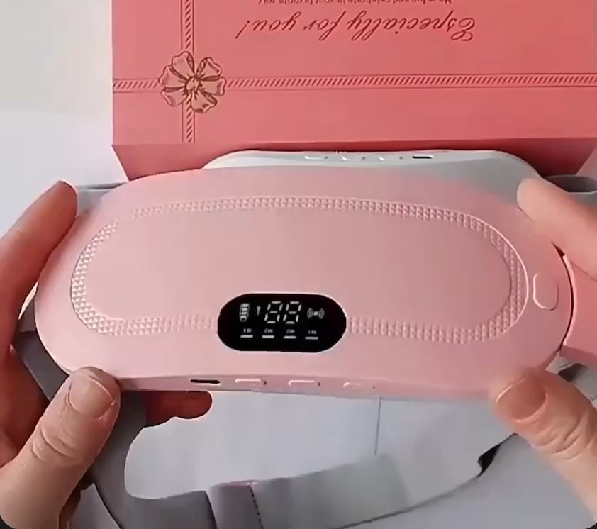 vidéo d'utilisation de la ceinture chauffante menstruelles