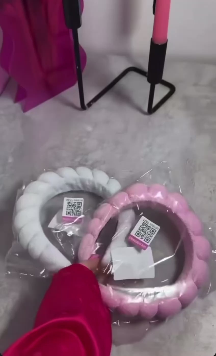 Bandeau SPA Doux 🧖‍♀️ – Idéal pour le maquillage & ta routine beauté